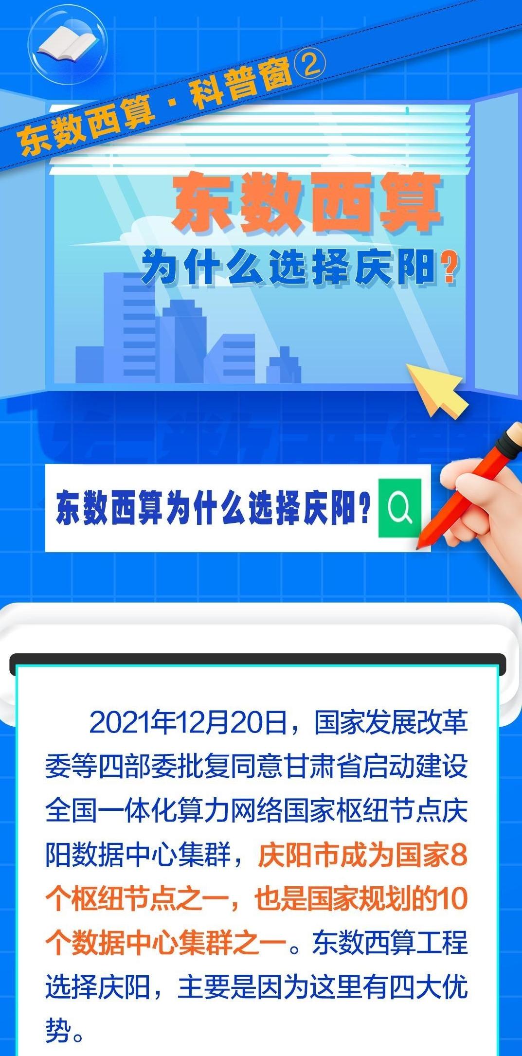 東數(shù)西算·科普窗②｜東數(shù)西算為什么選擇慶陽？