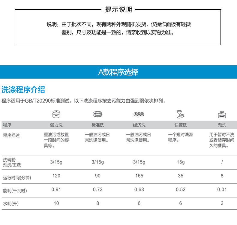 WQP6-3206A-CN 美的嵌入式洗碗機(jī)家用全自動刷碗消毒臺式