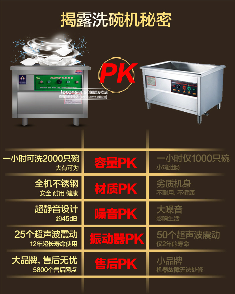 樂創超聲波洗碗機商用全自動酒店食堂洗碟機刷碗機靜音酒店0.8米