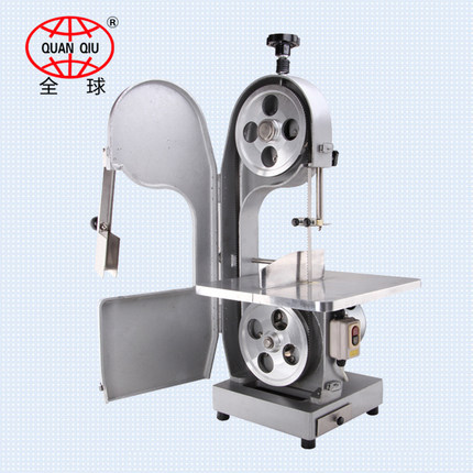 全球牌210商用臺(tái)式鋸骨機(jī)切骨機(jī)不銹鋼據(jù)骨機(jī)切排骨豬蹄凍肉機(jī)