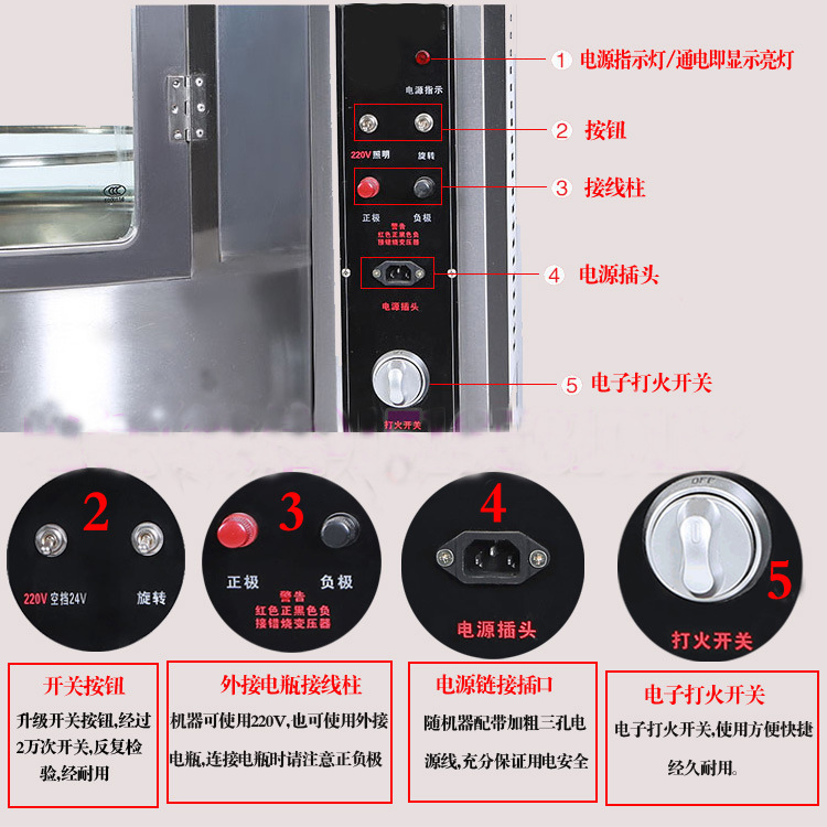 商用烤魚爐 碳氣兩用型烤鴨爐 烤雞爐 廠家直銷 包教技術 烤魚爐