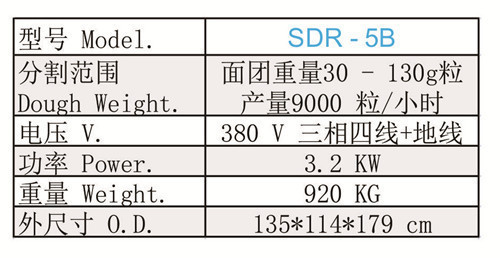 珠海三SUN-MATE麥SDR-5B 五條線連續(xù)分塊滾圓機 商用食品機械