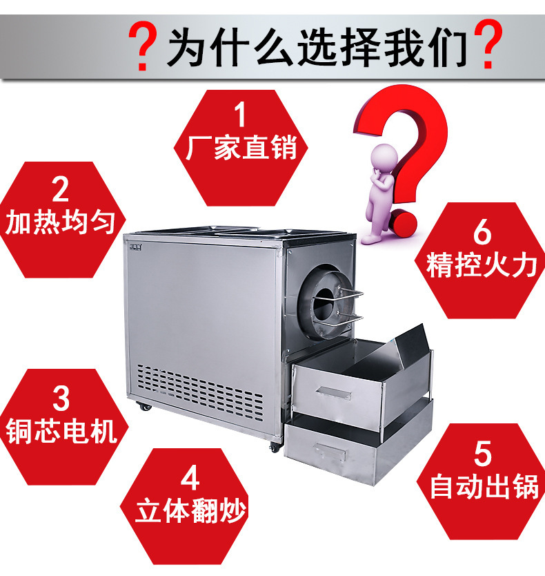 15/25型燃氣炒貨機炒栗子機 炒板栗機 炒瓜子機商用糖炒板栗機