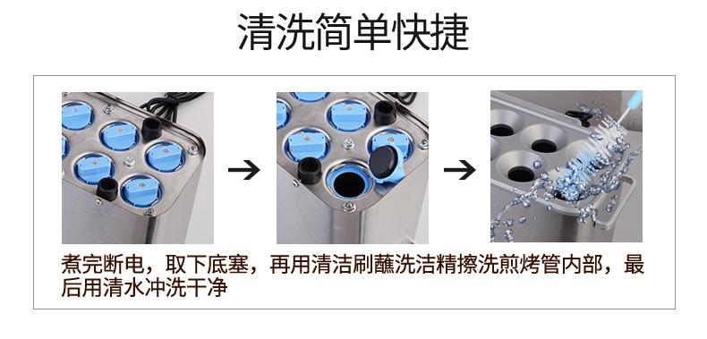 商用煎烤機 蛋腸機 雞蛋卷機電烤爐蛋包腸機全自動爆腸烤腸機工廠