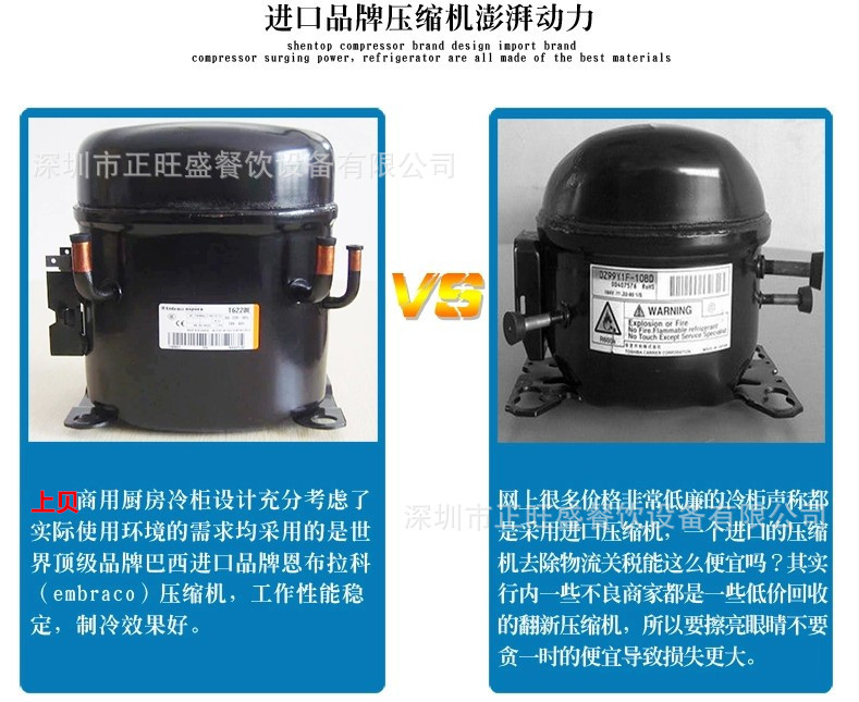 廠家直銷六門雙機(jī)雙溫廚房冰柜 冷凍冷藏商用立式不銹鋼冰箱冷柜