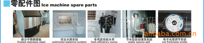 綠締ZB-80B 商用制冰機 運行狀況實時顯示 冰厚可調 冰塊更透明