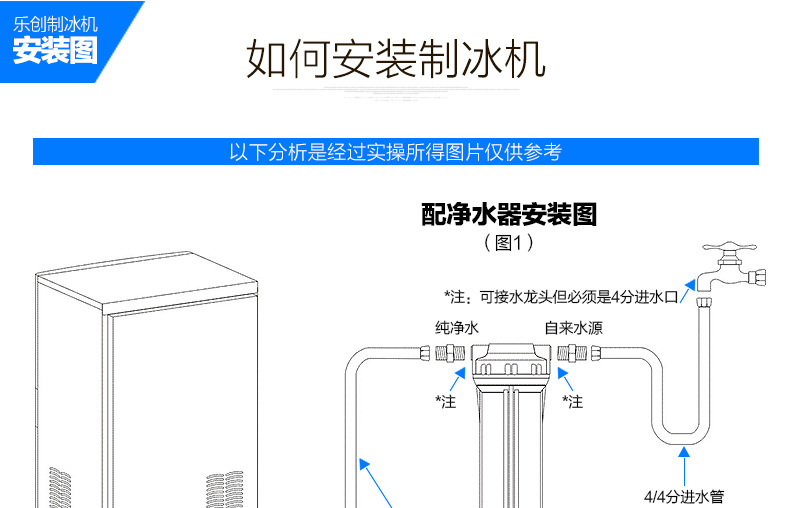 樂創商用制冰機奶茶店全自動制冰機方塊冰小型60/80kg公斤 包郵