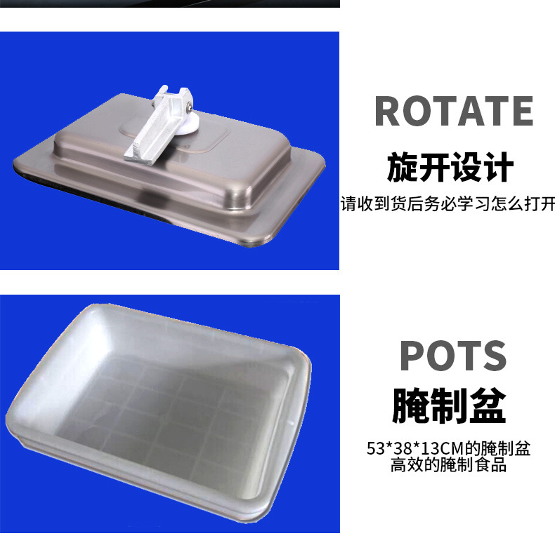 包郵促銷 商用腌制機(jī) 腌肉機(jī) 腌菜機(jī) 滾揉機(jī)泡制機(jī)腌制車大容量