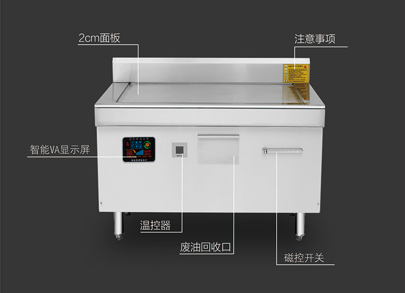 商用電磁爐大功率電磁牛扒爐電磁鐵板燒西餐廳專用電磁設(shè)備牛扒爐