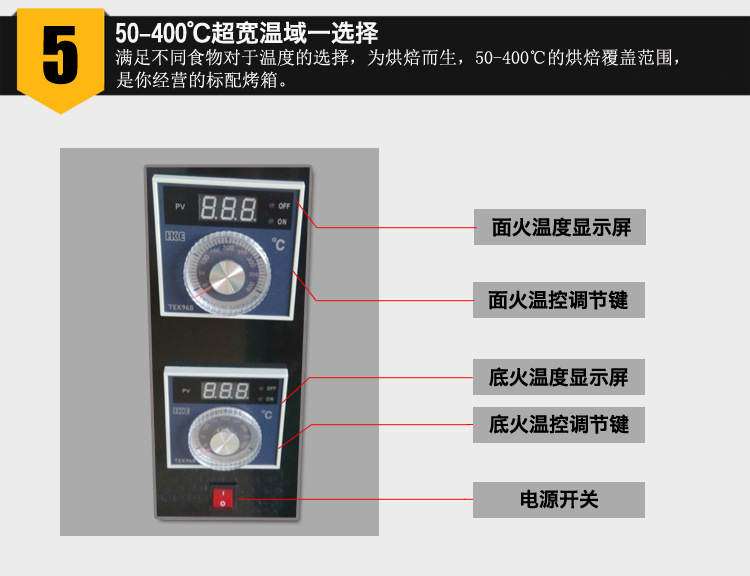 臺式SGP-2-4商用烤箱 雙層大烘爐設(shè)備燃氣比薩烤爐 二層披薩烤箱