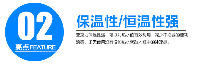 源頭生產(chǎn)廠家酒店、家用按摩浴缸 8124