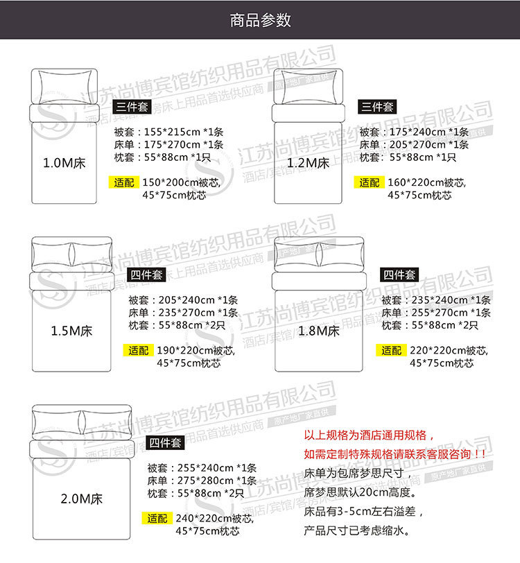 供應(yīng)酒店布草賓館床上用品白色床單五星酒店全棉四件套廠家批發(fā)