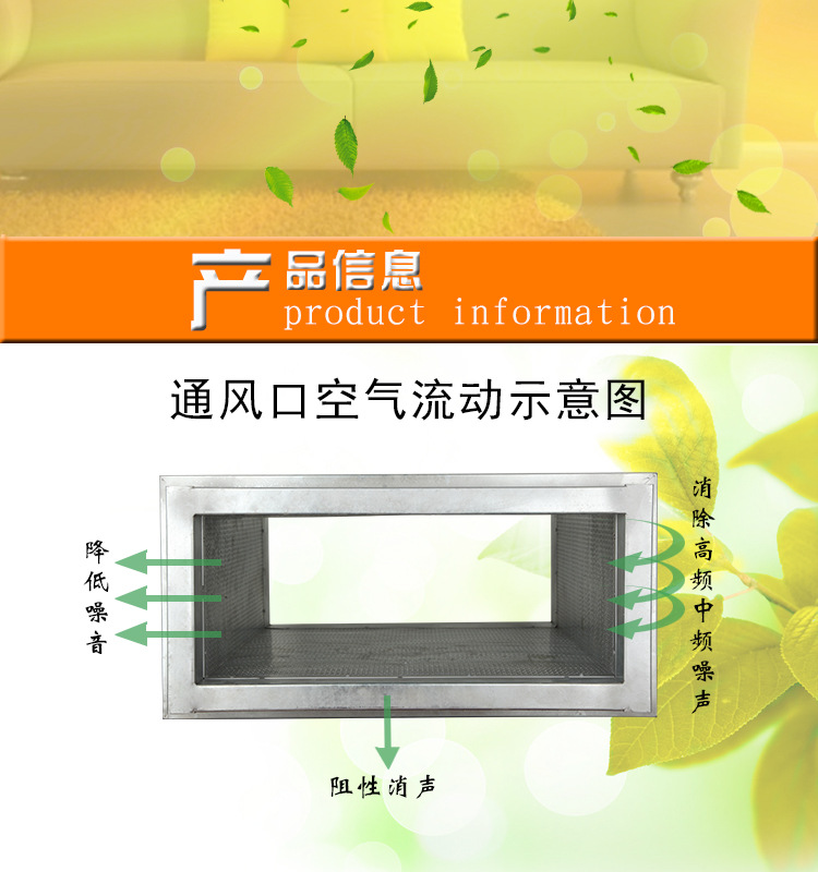 廠家直銷風管消聲器管道通風消聲器 正壓箱