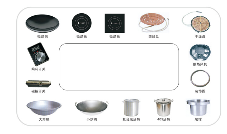 商用電磁平爐 大功率電磁爐