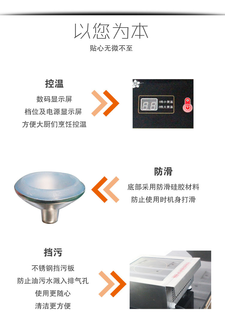 聯(lián)眾商用電磁爐8000w臺(tái)式小炒灶大功率平面/凹面電磁爐 包郵