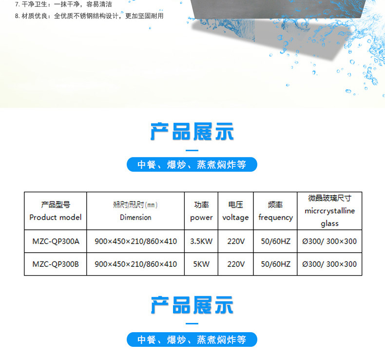 方孔嵌入式組合爐 多功能商用電磁平凹組合爐 低碳環保電磁爐供應