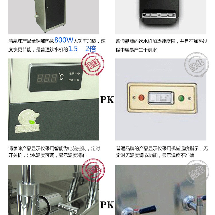 批發包郵商務大功率商用溫熱直飲凈水器 節能臺立式飲水機開水器