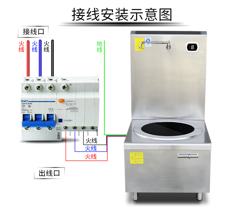 大功率商用電磁爐15kw平面煲湯電磁爐酒店飯堂矮湯爐低湯爐節能灶