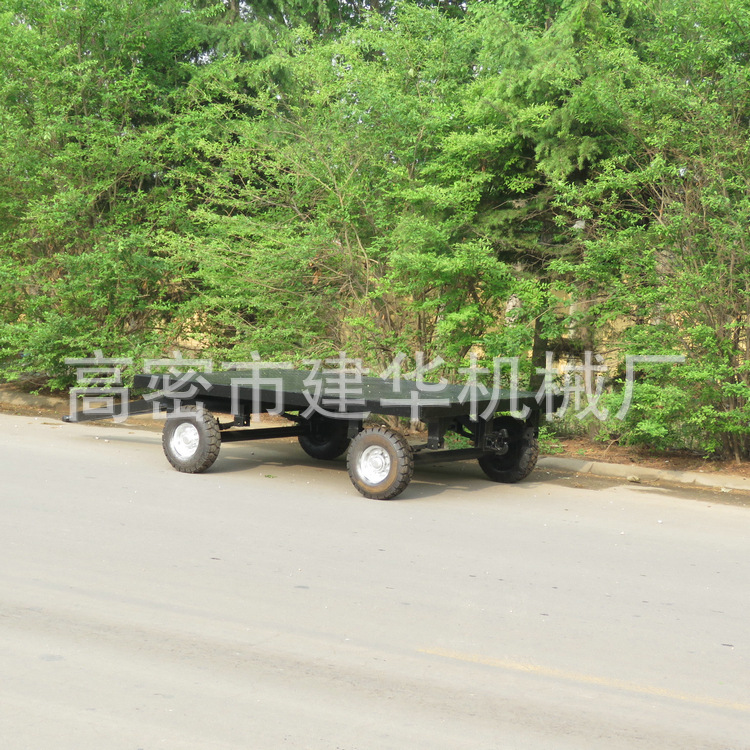 山東直銷 小型平板拖車 平板自卸車商用載重平板拖車批發