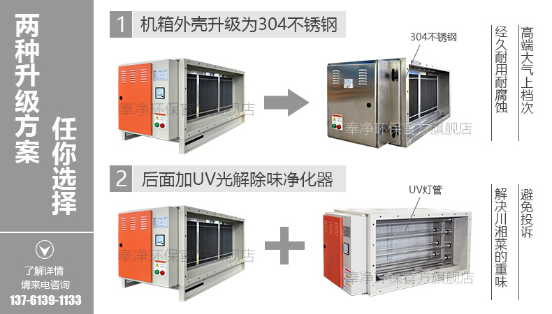 酒店餐飲廚房油煙凈化器 靜電油煙凈化設備 油煙分離器 廠家直銷